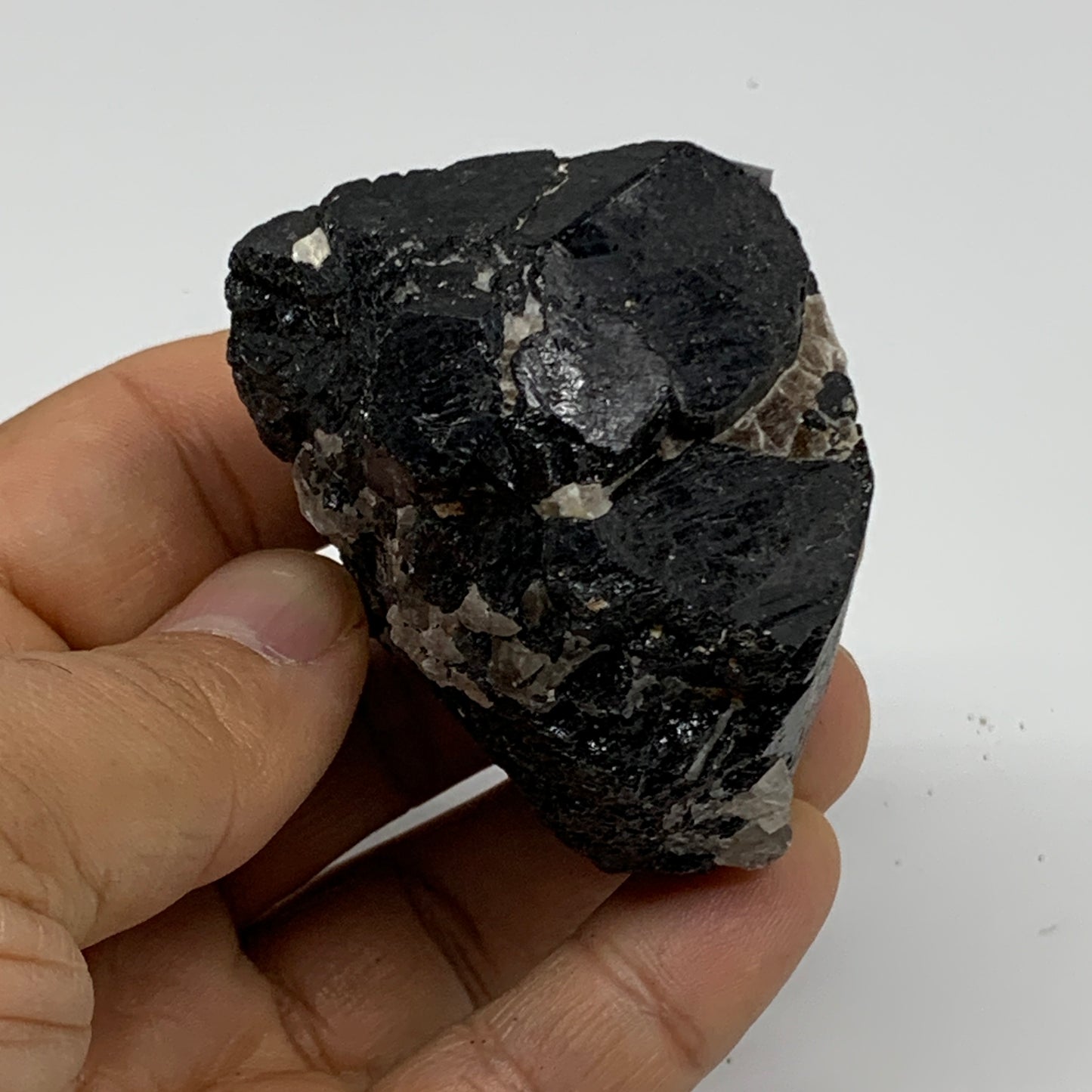 138.5g, 2"x1.7"x1.5", Natural Black Tourmaline Mineral Specimen, B33756