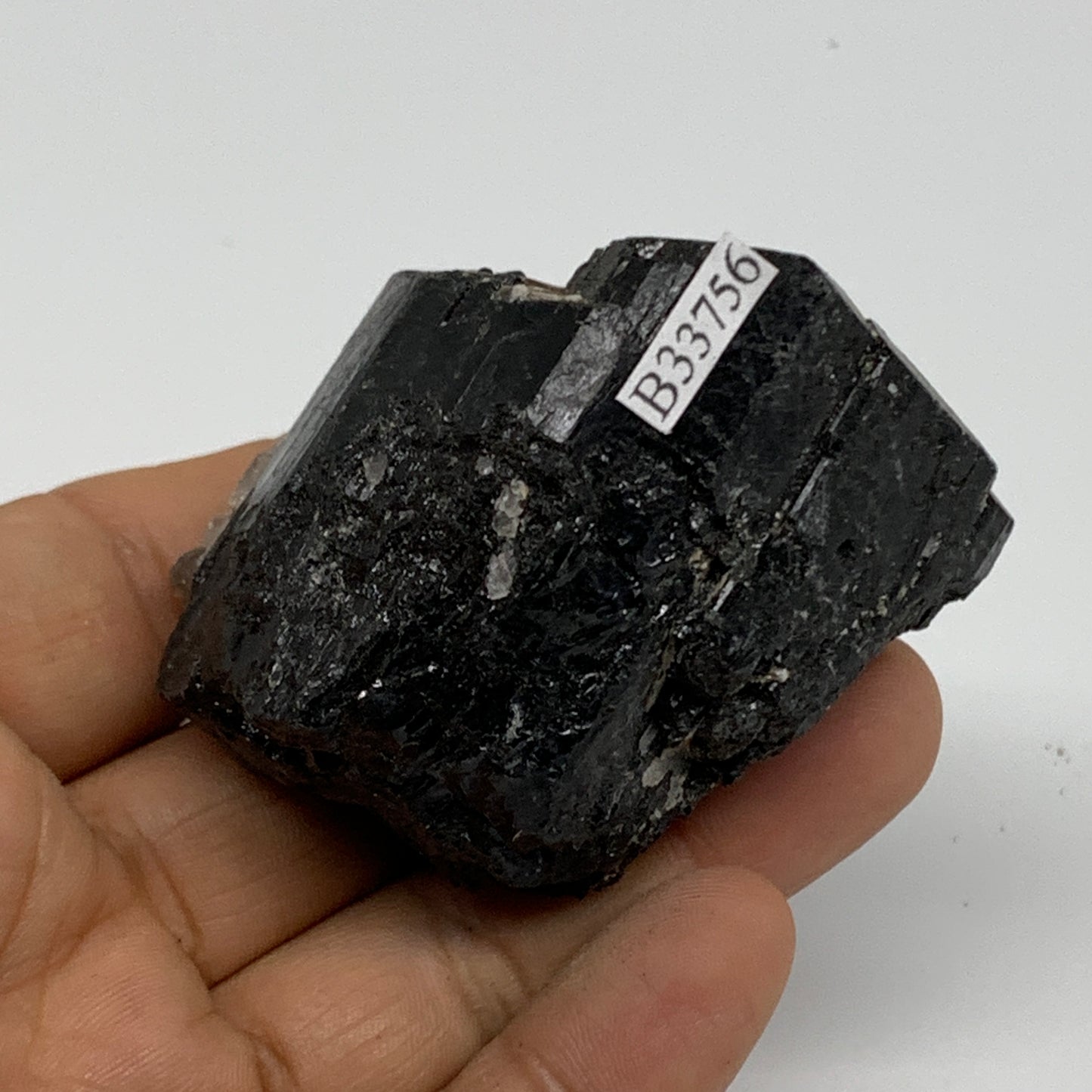 138.5g, 2"x1.7"x1.5", Natural Black Tourmaline Mineral Specimen, B33756