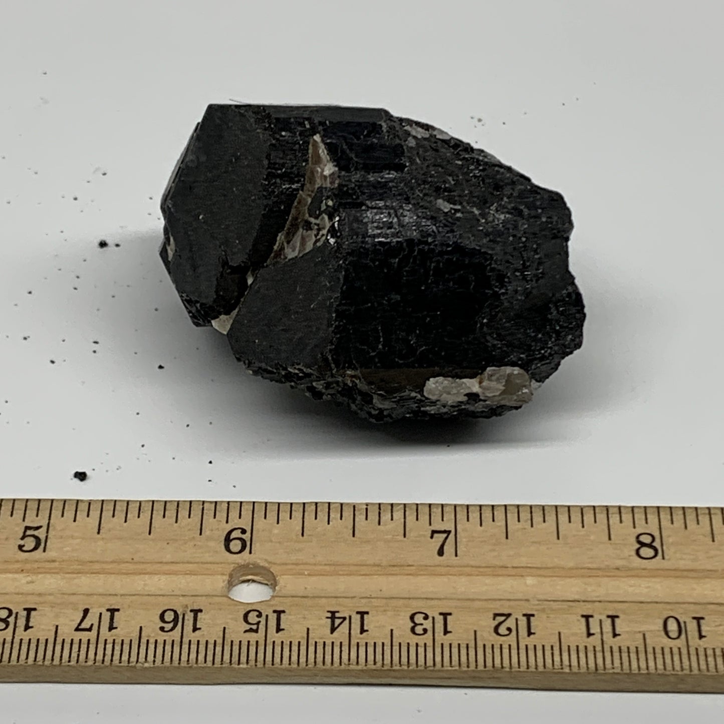 138.5g, 2"x1.7"x1.5", Natural Black Tourmaline Mineral Specimen, B33756