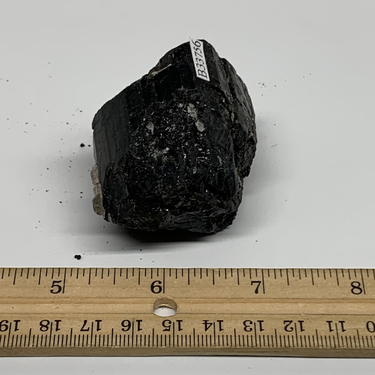 138.5g, 2"x1.7"x1.5", Natural Black Tourmaline Mineral Specimen, B33756