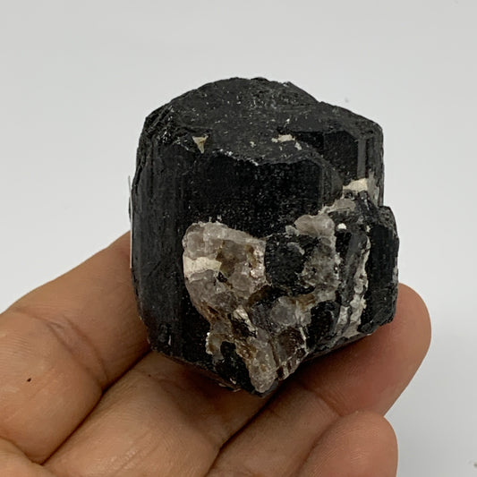 113.2g, 1.9"x1.6"x1.6", Natural Black Tourmaline Mineral Specimen, B33758