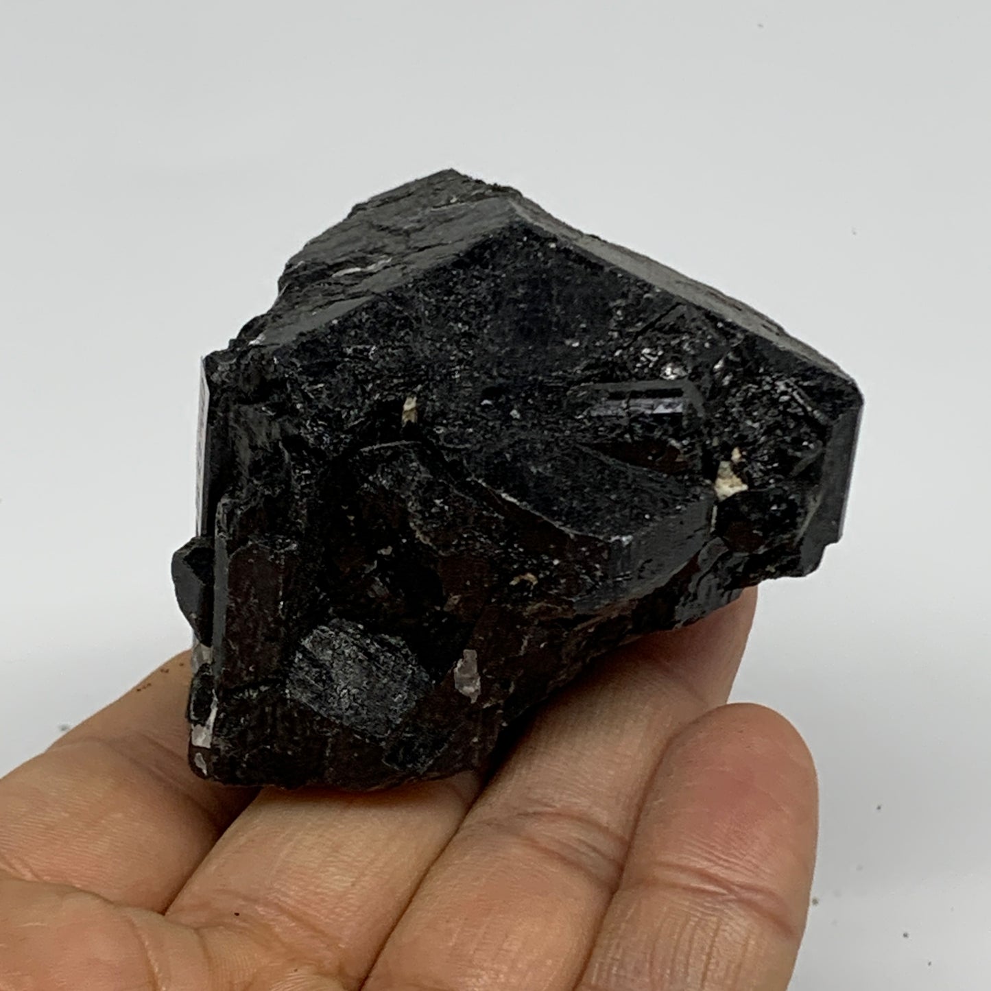 167.2g, 2.5"x2.2"x1.5", Natural Black Tourmaline Mineral Specimen, B33760