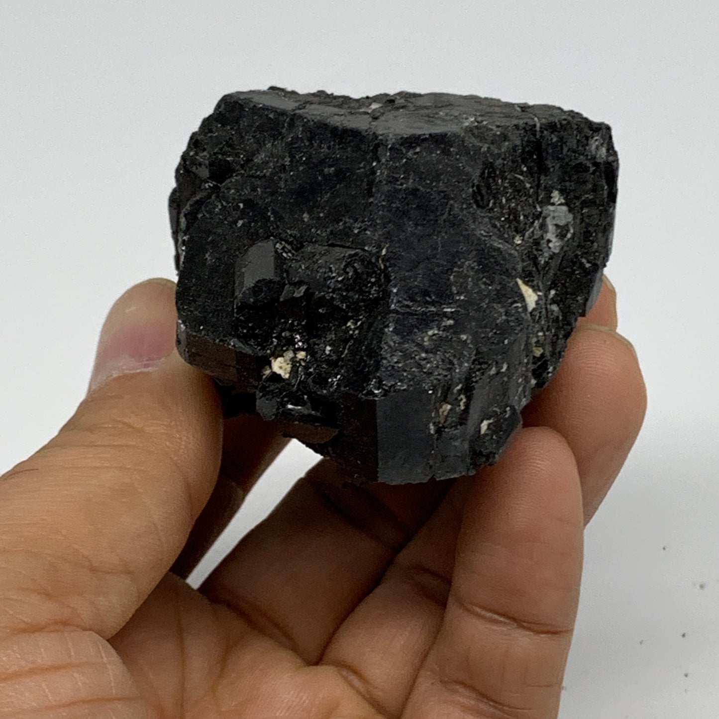 167.2g, 2.5"x2.2"x1.5", Natural Black Tourmaline Mineral Specimen, B33760