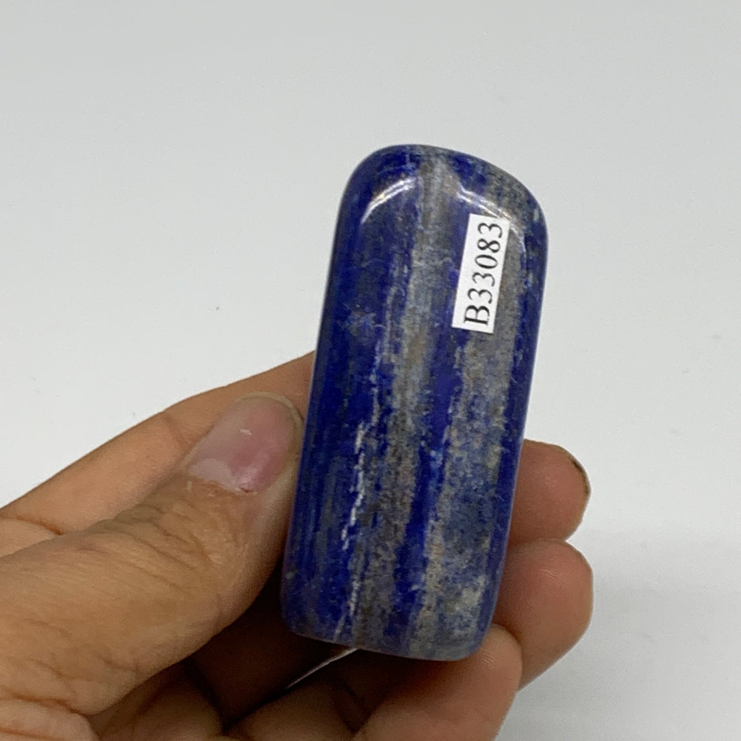108.7g, 2.4"x1.4"x1", Natural Freeform Lapis Lazuli from Afghanistan, B33083