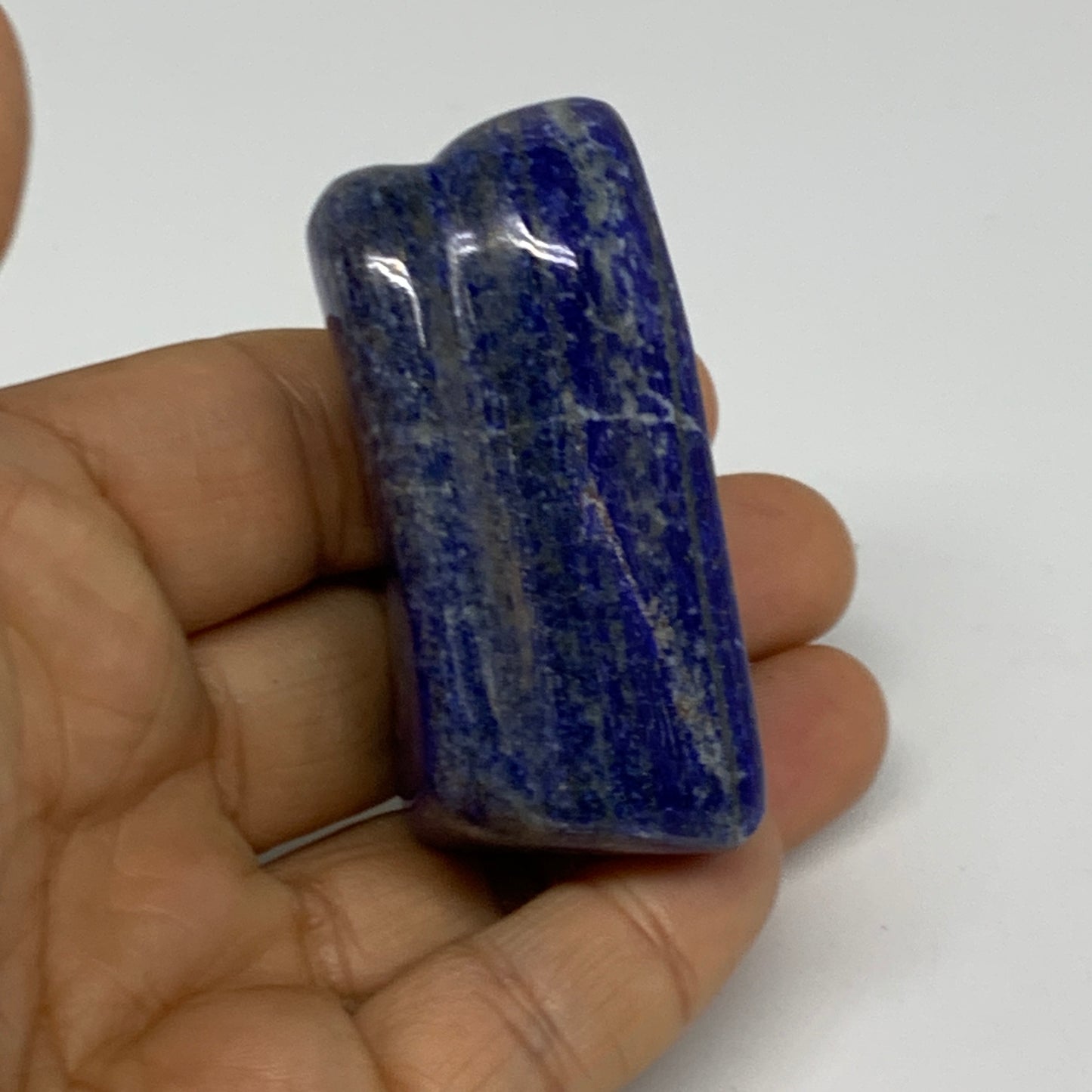 91.2g, 2.2"x1.1"x1.1",  Natural Freeform Lapis Lazuli from Afghanistan, B33102