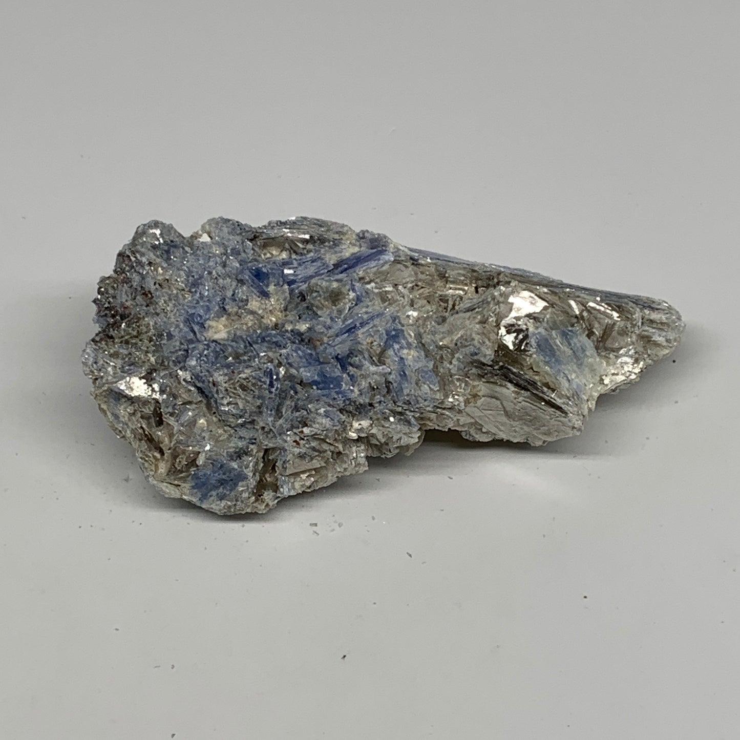 189.2g, 4.2"x2.1"x1.2", Rough Raw Blue Kyanite Chunk Mineral @Brazil, B28768