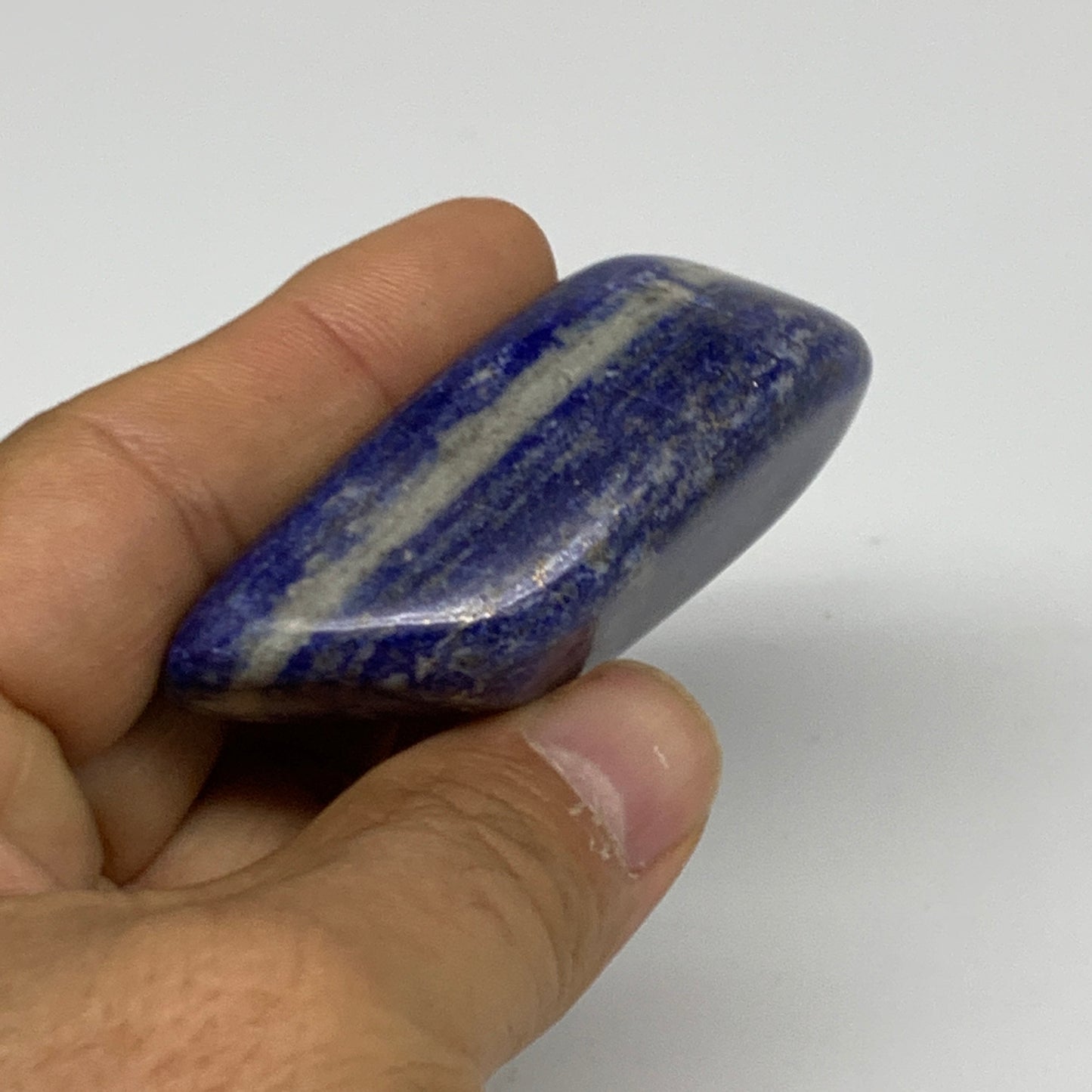 88.4g, 2.4"x1.4"x0.8",  Natural Freeform Lapis Lazuli from Afghanistan, B33105