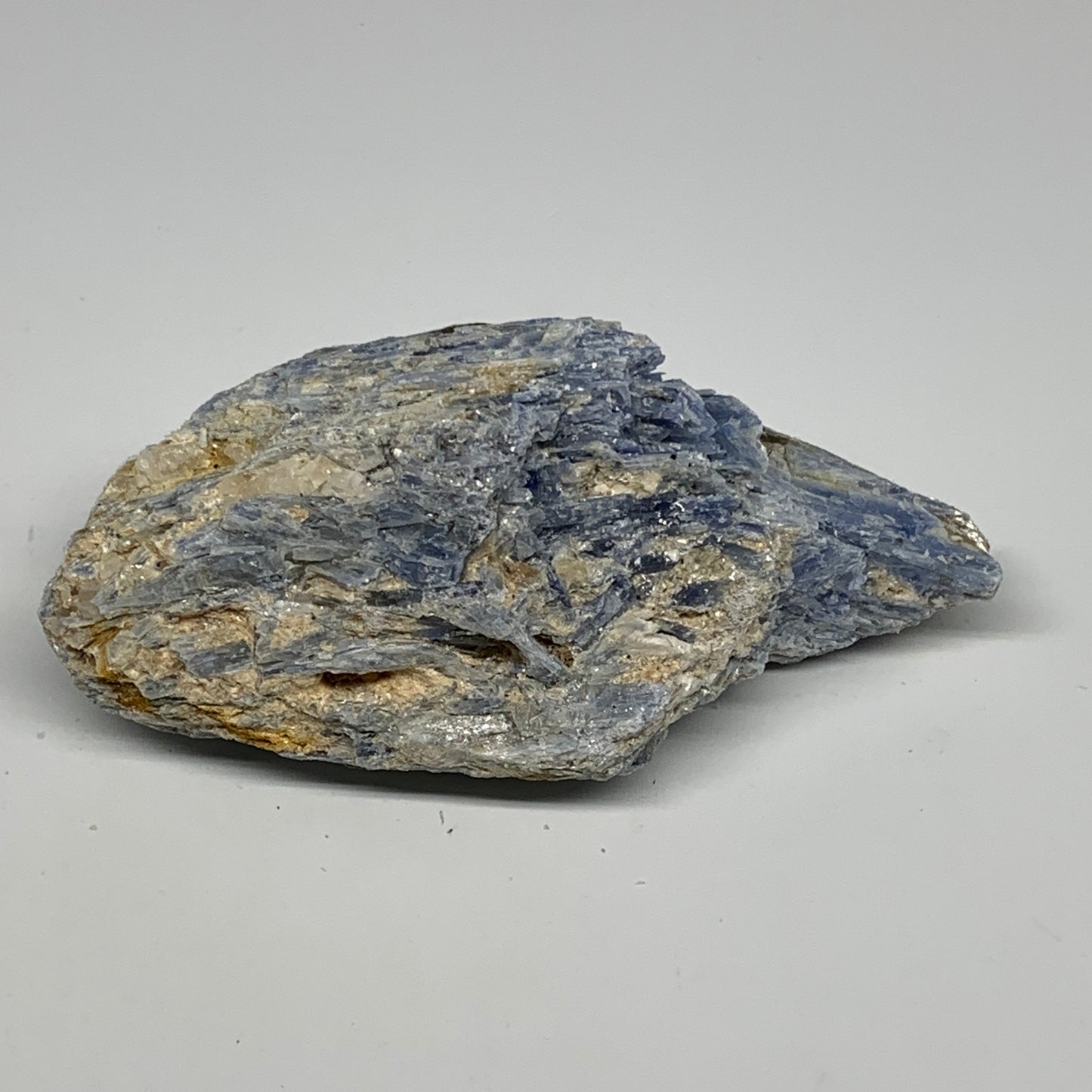 493.2g, 5.1"x2.2"x2.1", Rough Raw Blue Kyanite Chunk Mineral @Brazil, B28771