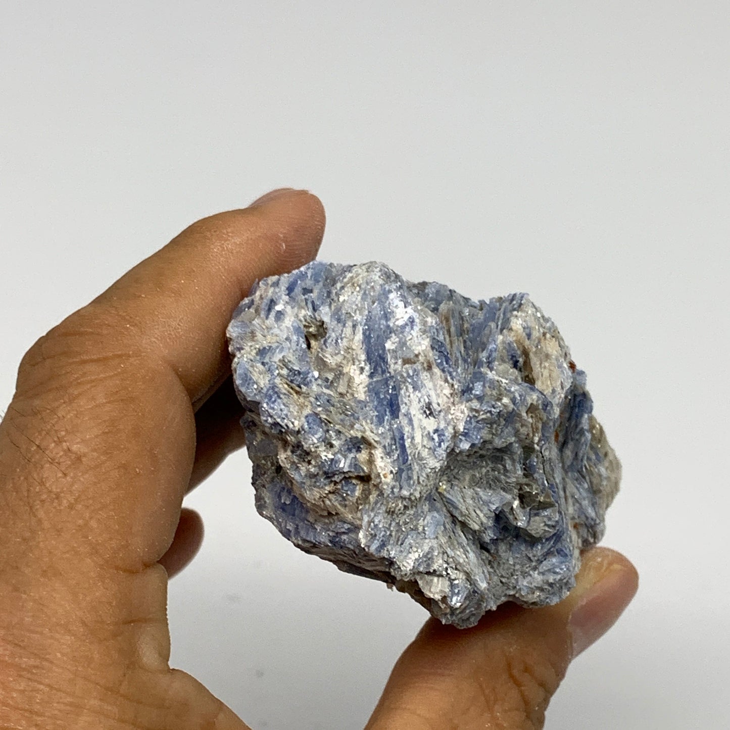 240.5g, 3.6"x2.1"x1.5", Rough Raw Blue Kyanite Chunk Mineral @Brazil, B29195