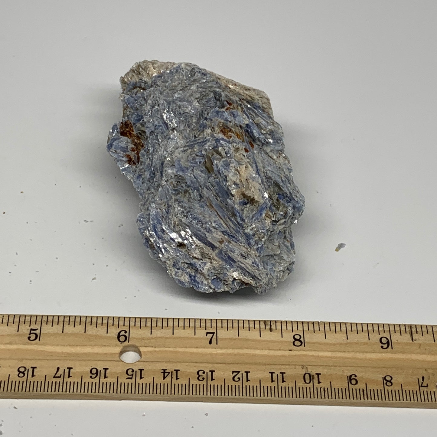 240.5g, 3.6"x2.1"x1.5", Rough Raw Blue Kyanite Chunk Mineral @Brazil, B29195