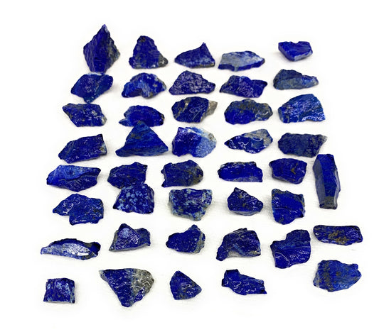 127.5g,54pcs,0.5"-1.2", Small Tiny Chips Rough Lapis Lazuli @Afghanistan,B11987