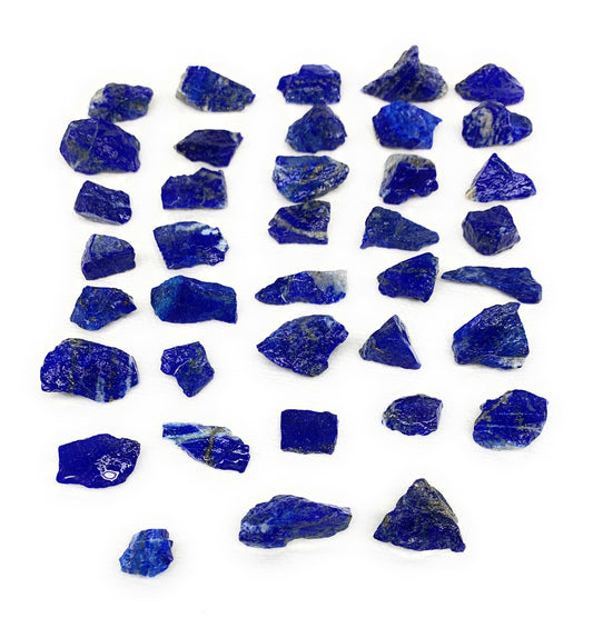 138.4g,38pcs,0.4"-1.2", Small Tiny Chips Rough Lapis Lazuli @Afghanistan,B11988