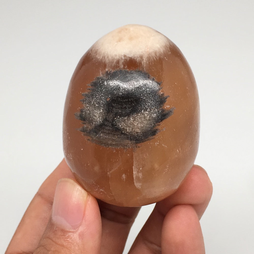 146.1g, 2.2"x1.7" Honey Color Onyx Polished Small Eggs from Morocco, MF3388