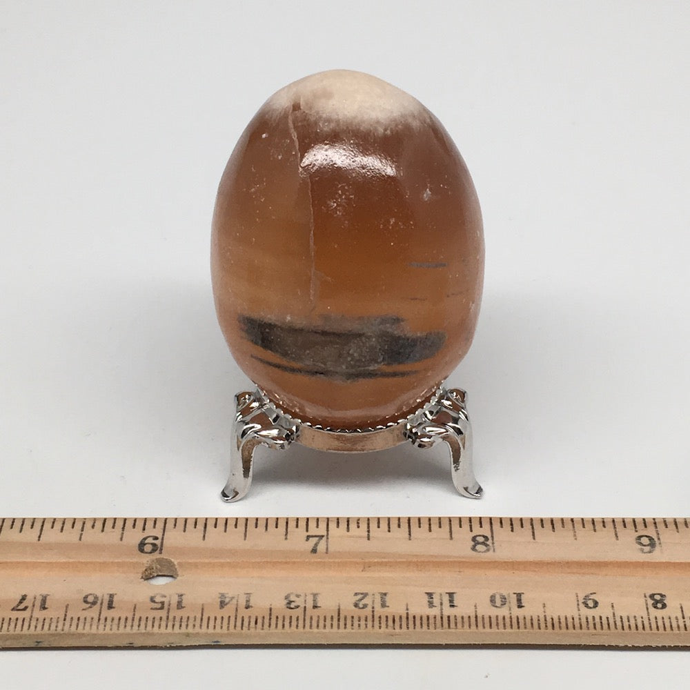 146.1g, 2.2"x1.7" Honey Color Onyx Polished Small Eggs from Morocco, MF3388