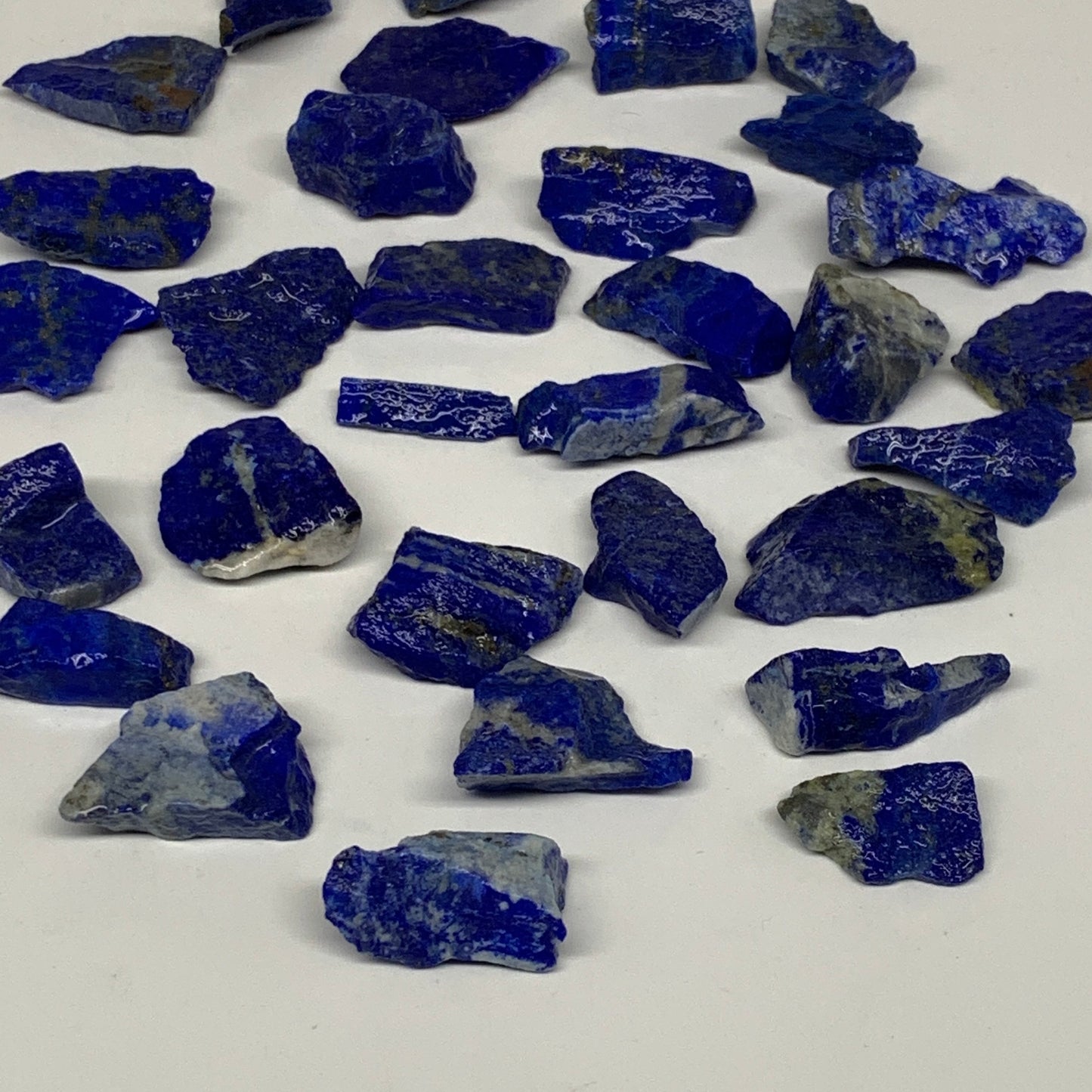 137.2g,31pcs,0.8"-1.3", Small Tiny Chips Rough Lapis Lazuli @Afghanistan,B12005