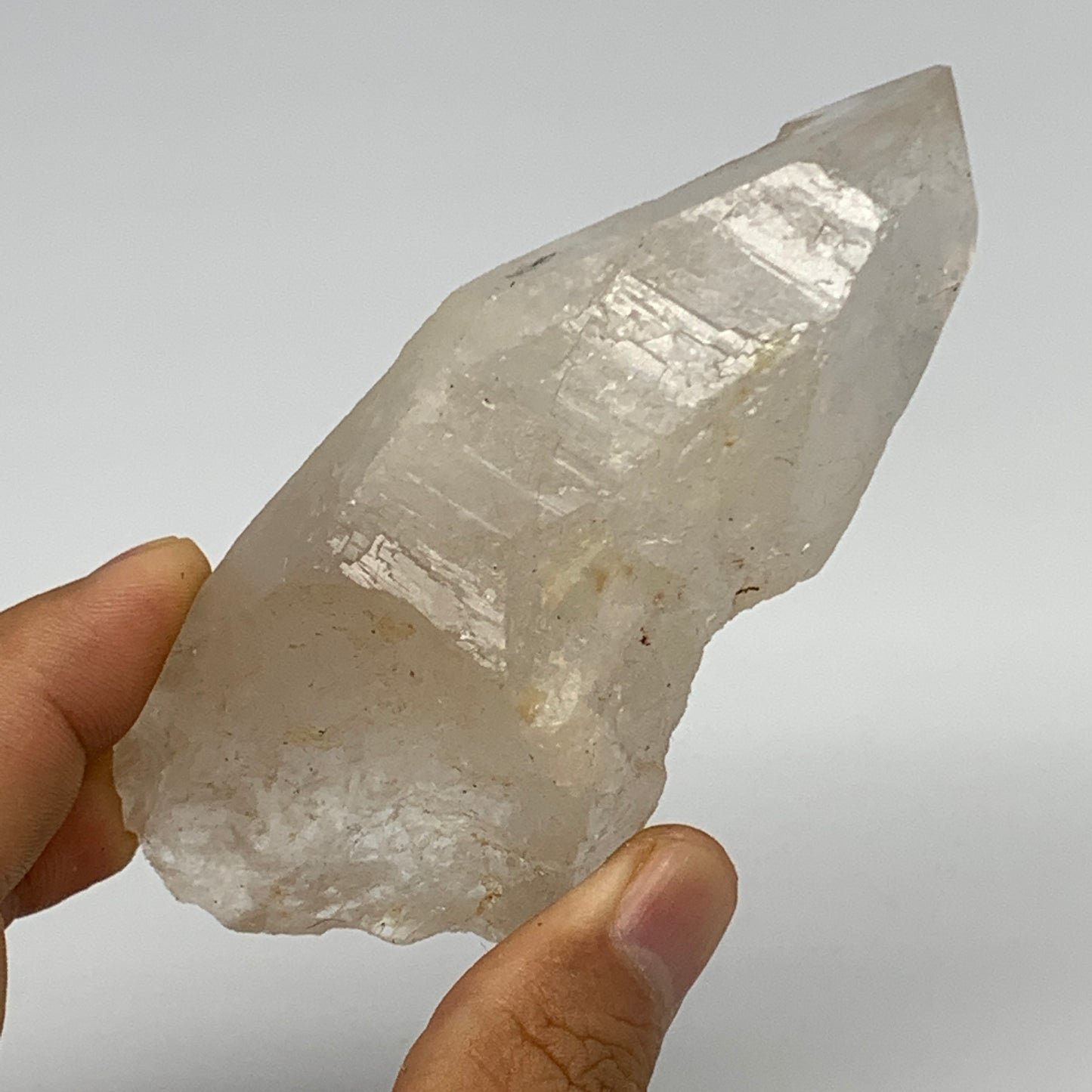 164.5g, 4"x1.8"x1.2", Lemurian Quartz Crystal Mineral Specimens @Brazil, B19260