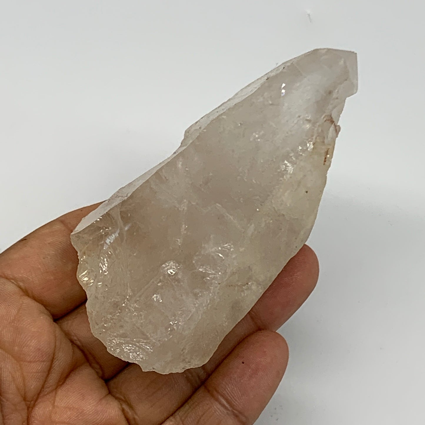 164.5g, 4"x1.8"x1.2", Lemurian Quartz Crystal Mineral Specimens @Brazil, B19260