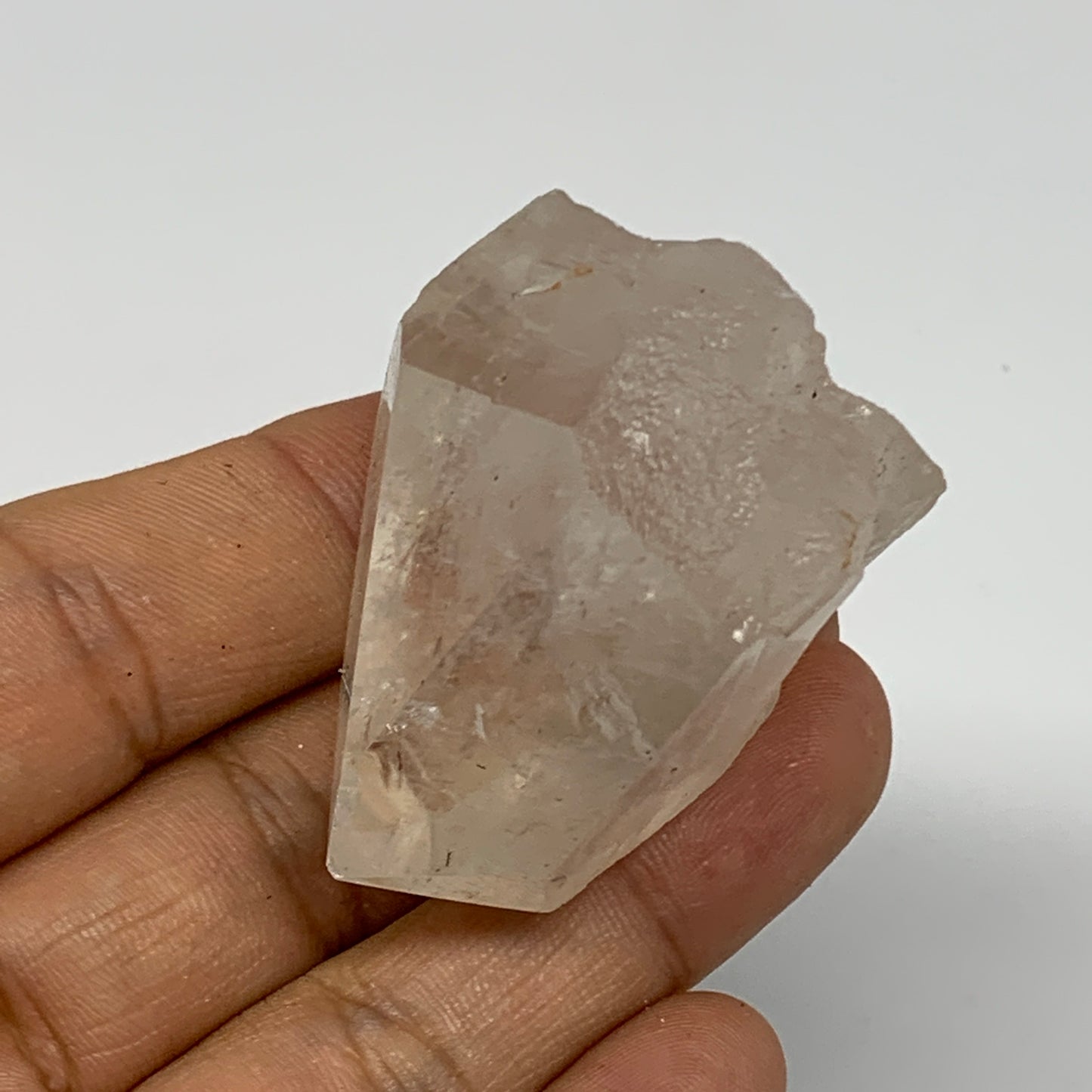 69.3g, 2.2"x1.3"x1.3", Lemurian Quartz Crystal Mineral Specimens @Brazil, B19276