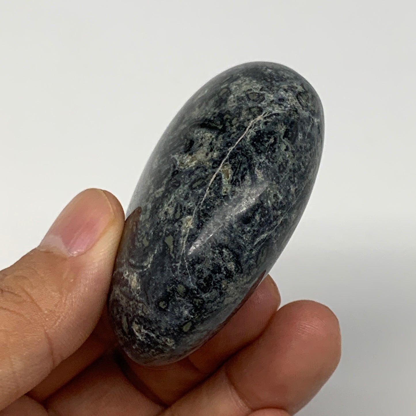 95.2g, 2.2"x1.8"x1", Kambaba Jasper Palm-Stone Reiki @Madagascar,B10422