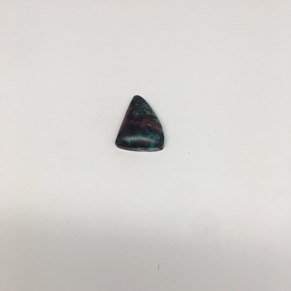 15.8g, 1.5"x 1"x9mm Sonora Sunset Chrysocolla Cuprite Cabochon @Mexico,SC346