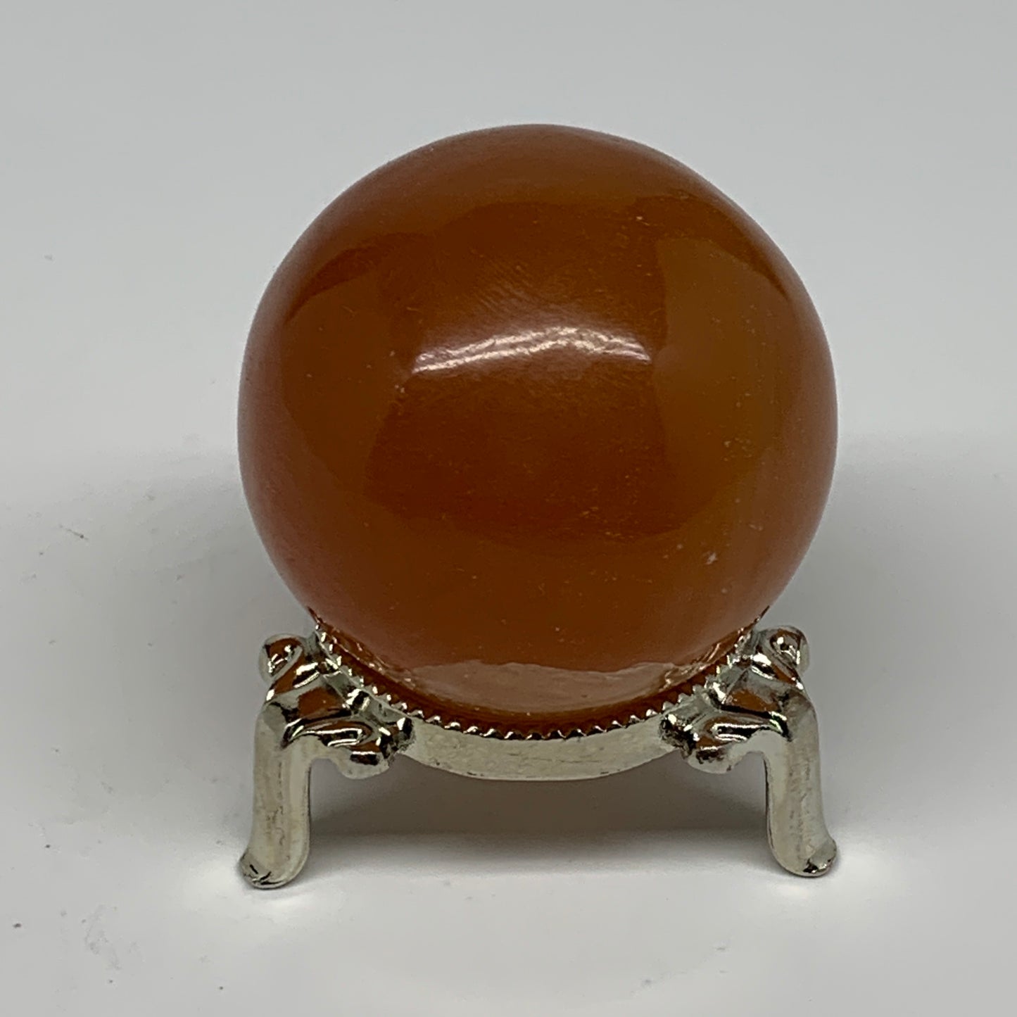 197g,2"(51mm) Honey Calcite Sphere Gemstone,Healing Crystal,B26160