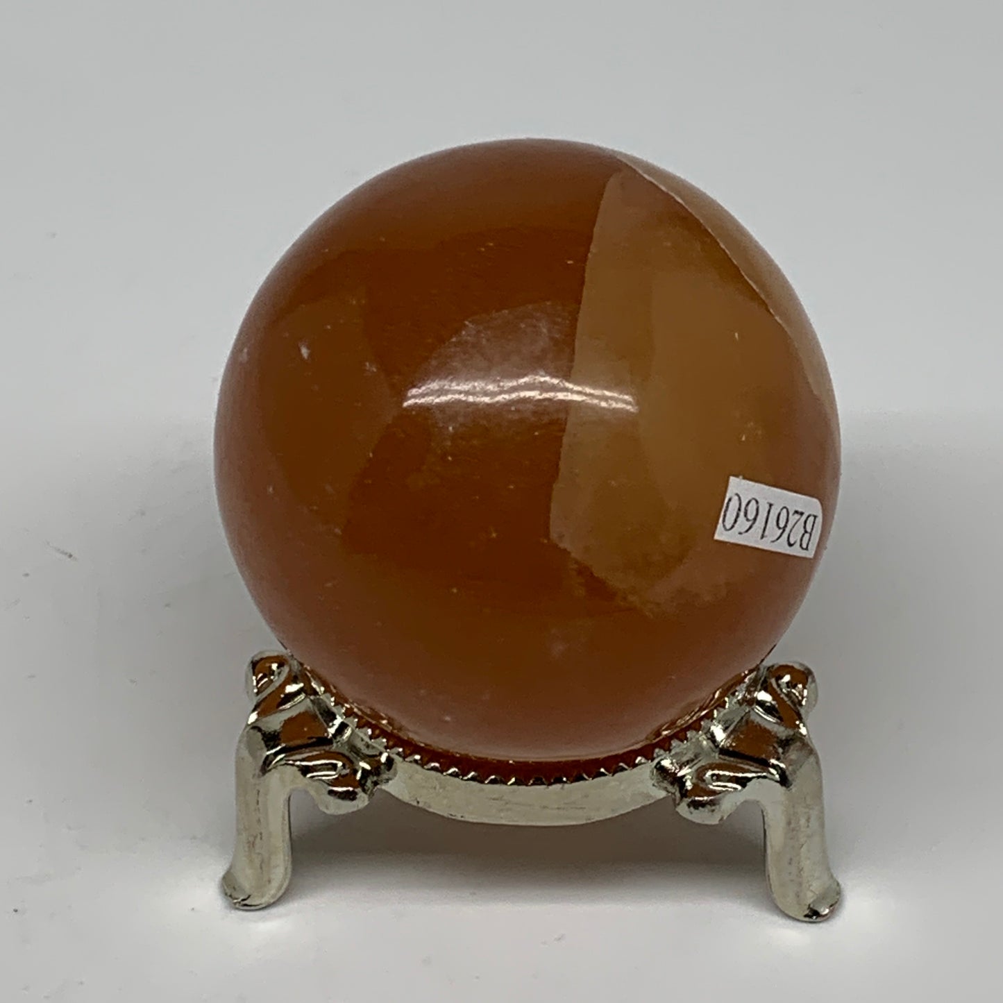 197g,2"(51mm) Honey Calcite Sphere Gemstone,Healing Crystal,B26160