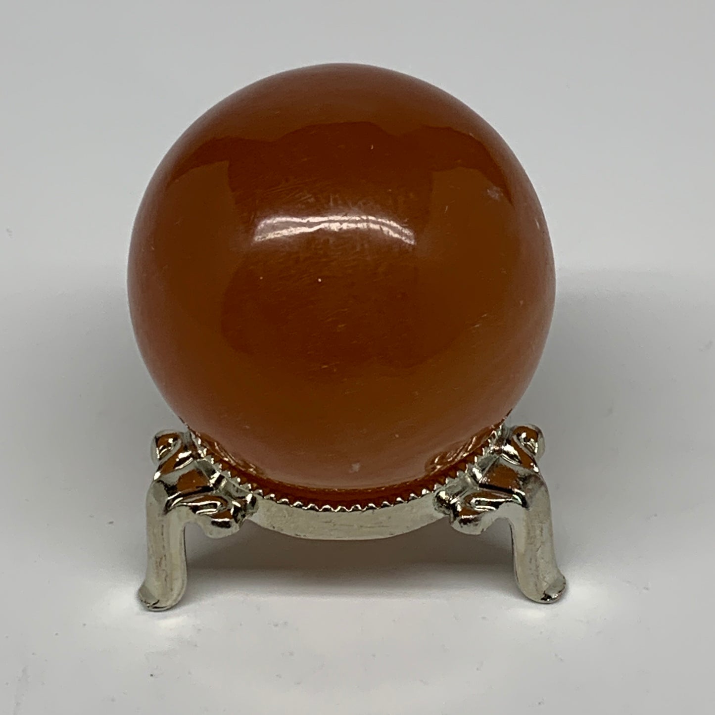 197g,2"(51mm) Honey Calcite Sphere Gemstone,Healing Crystal,B26160