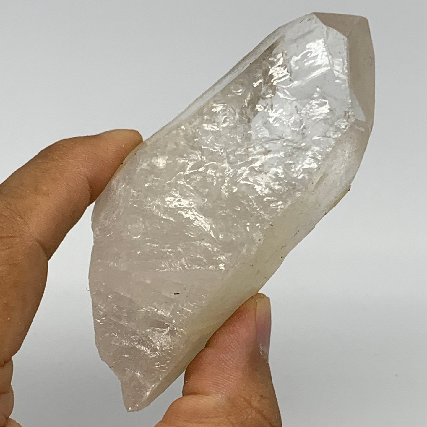 148.7g, 3.7"x1.6"x1.4", Lemurian Quartz Crystal Mineral Specimens @Brazil, B1929