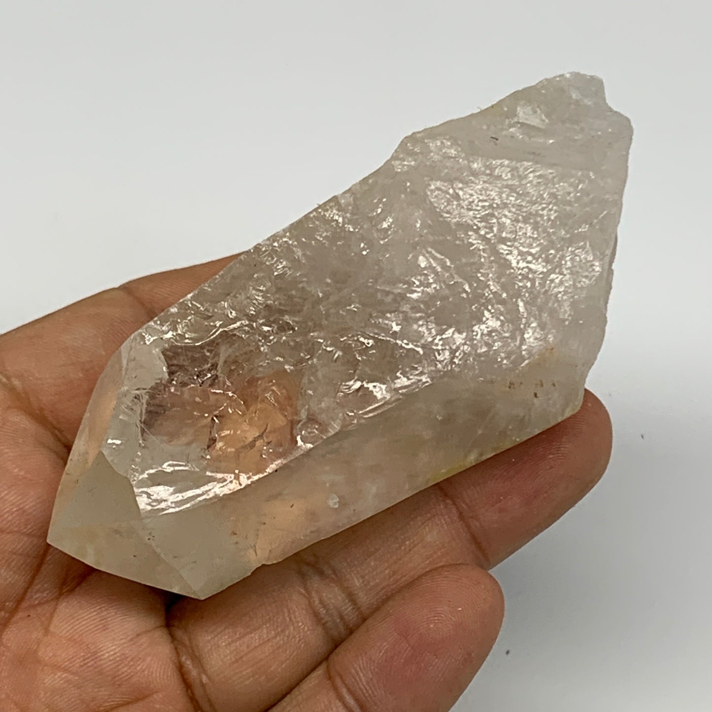 148.7g, 3.7"x1.6"x1.4", Lemurian Quartz Crystal Mineral Specimens @Brazil, B1929