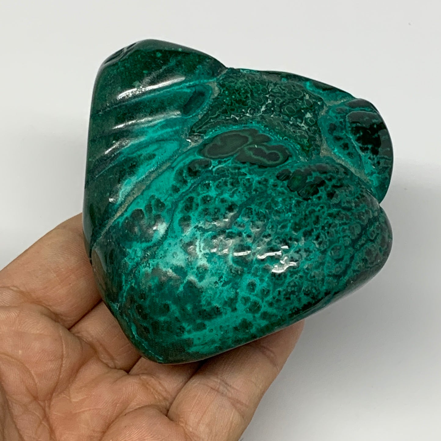 496.2g,3.1"x2.9"x1.8" Natural Azurite Malachite Freeform Polished @Congo, B18489