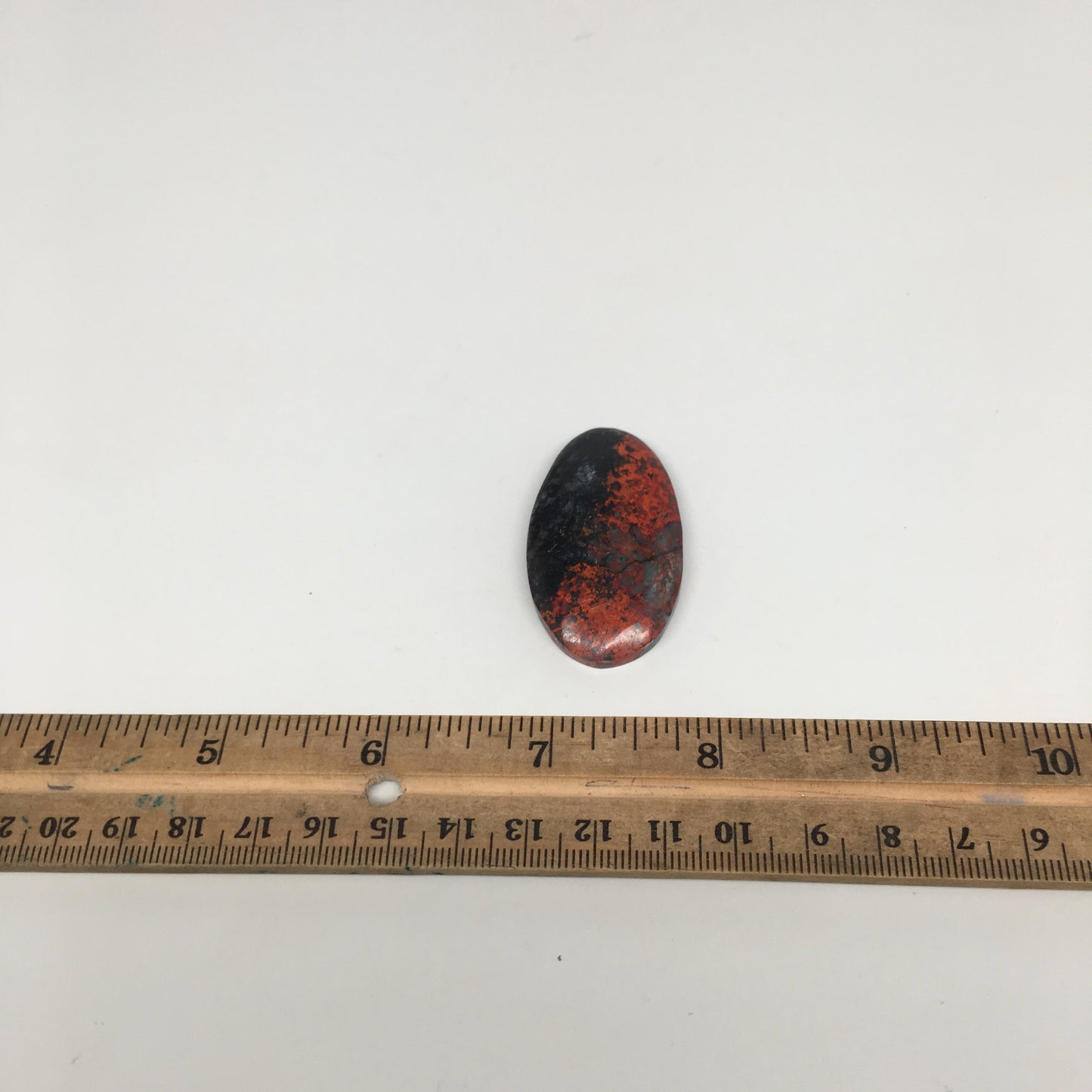 17.9g, 1.8"x1"x8mm Sonora Sunset Chrysocolla Cuprite Cabochon @Mexico,SC378