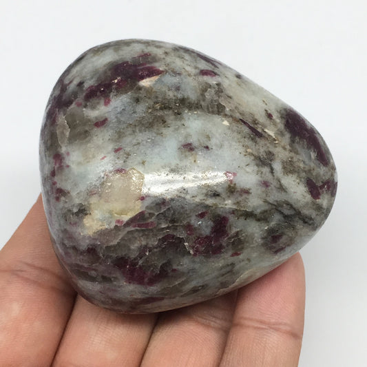 199.3g,2.5"x2.3"x1.6" Tourmaline Rubellite Palm Stone Reiki @Madagascar,MS1093