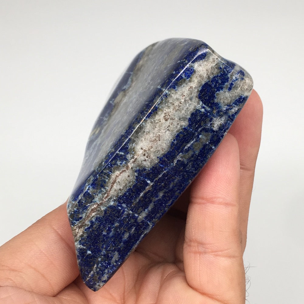 4"x2.9"x1", 300.6g,Natural Polished Freeform Lapis Lazuli @Afghanistan,PL187