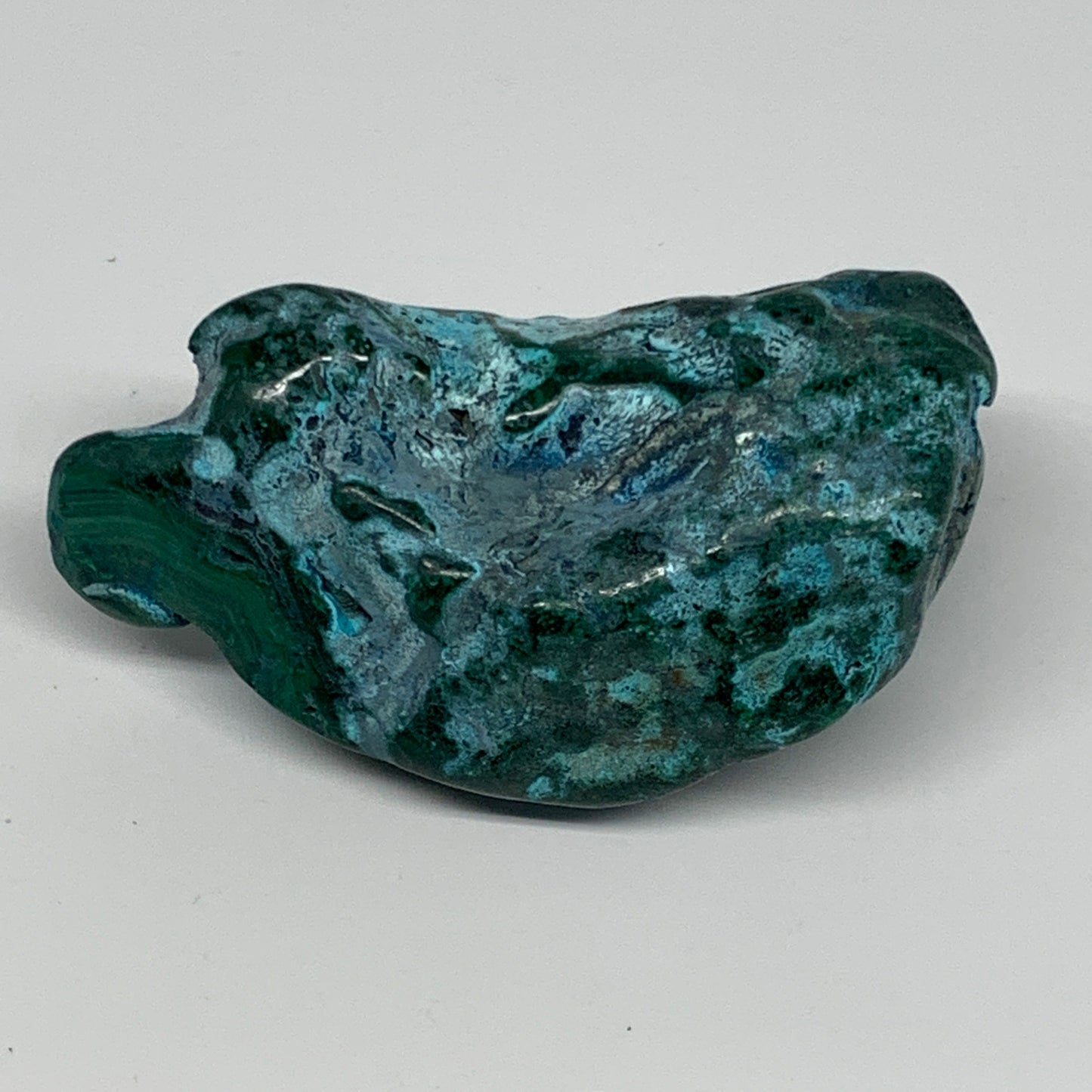 210.3g,3.4"x1.5"x1" Natural Azurite Malachite Freeform Polished @Congo, B18519