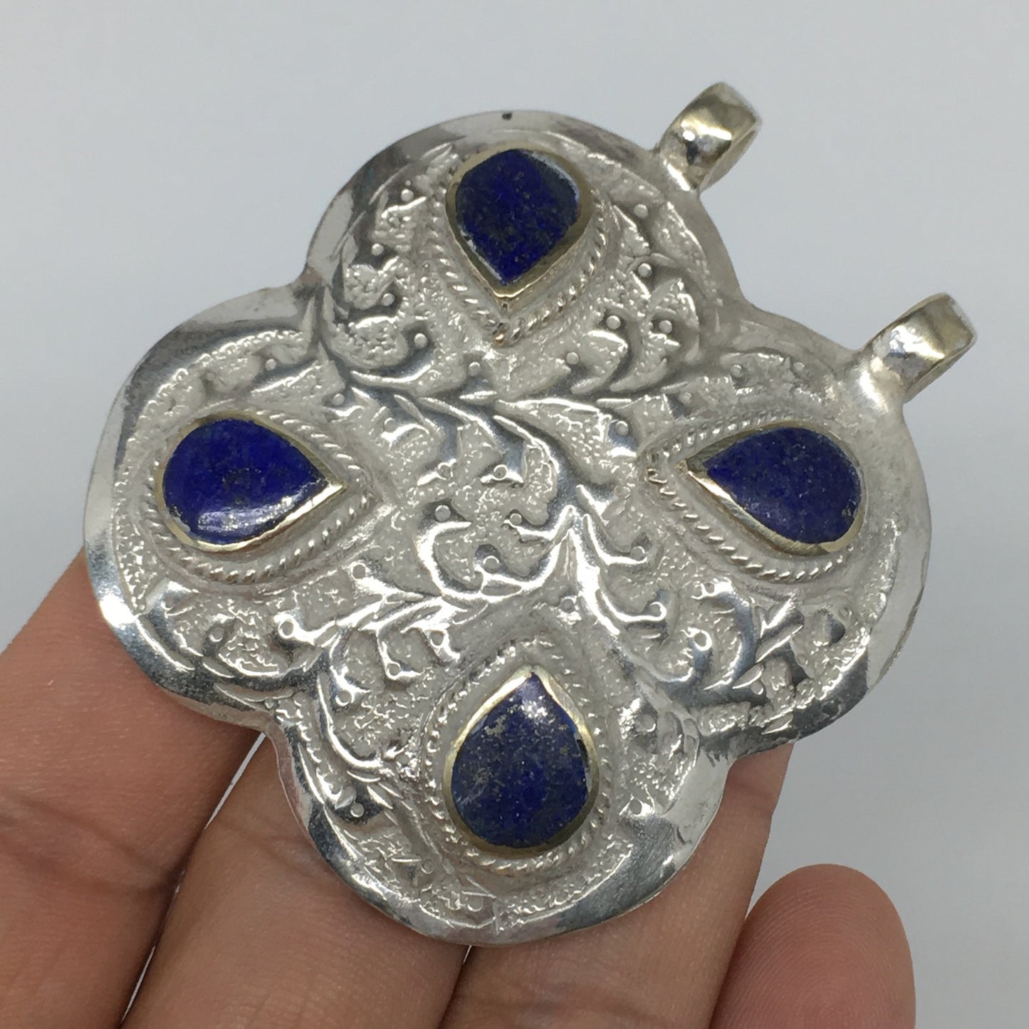 1pc,2.3"x2"x0.4",Turkmen Pendant Lapis Lazuli Square Shape Statement,TN665