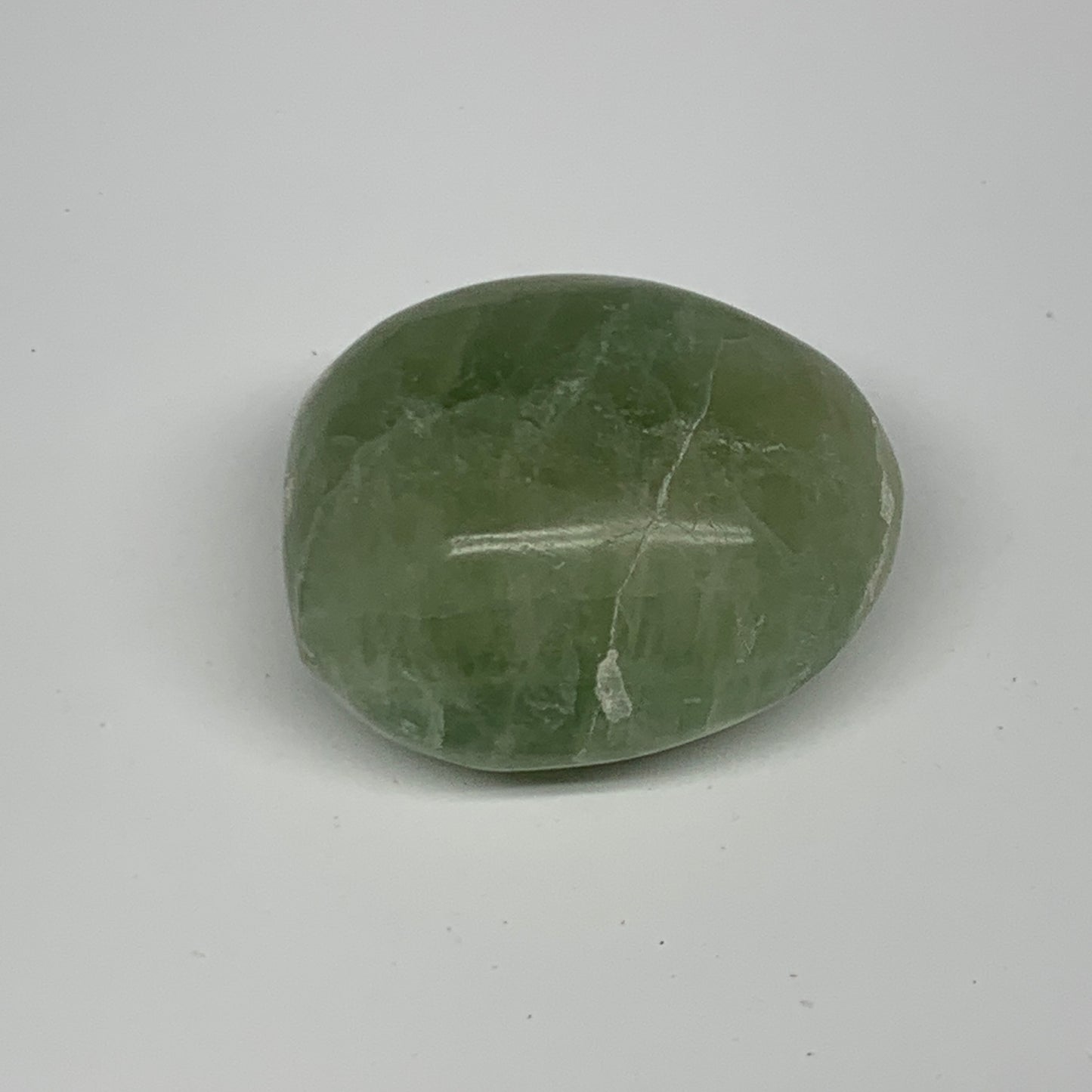 83.2g,1.8"x1.5"x1.1", Natural Fluorite Palm-Stone Polished Reiki @Madagascar, B1