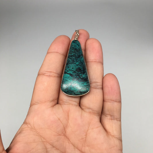 13.9g, Wire Wrapped Sonora Sunset Chrysocolla Cuprite Cabochon @Mexico,SC516 - watangem.com