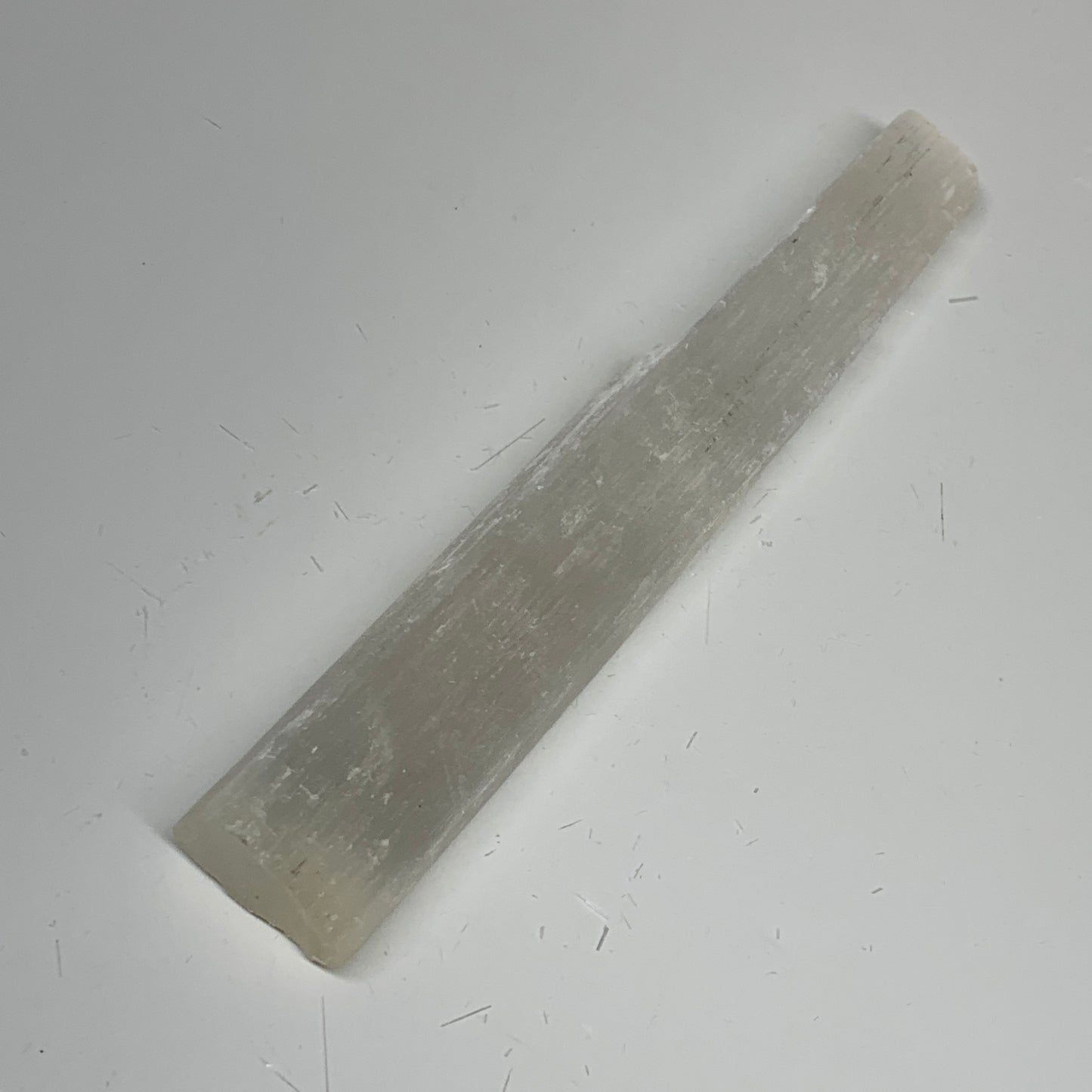 175.1g, 8.25"x1.3"x0.7", Rough Solid Selenite Crystal Blade Sticks @Morroco,B122