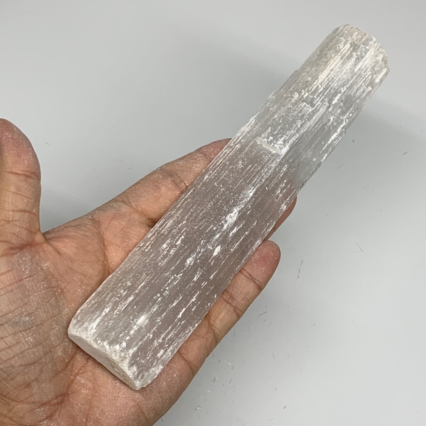 183.4g, 8"x1.5"x0.7", Rough Solid Selenite Crystal Blade Sticks @Morroco,B12228