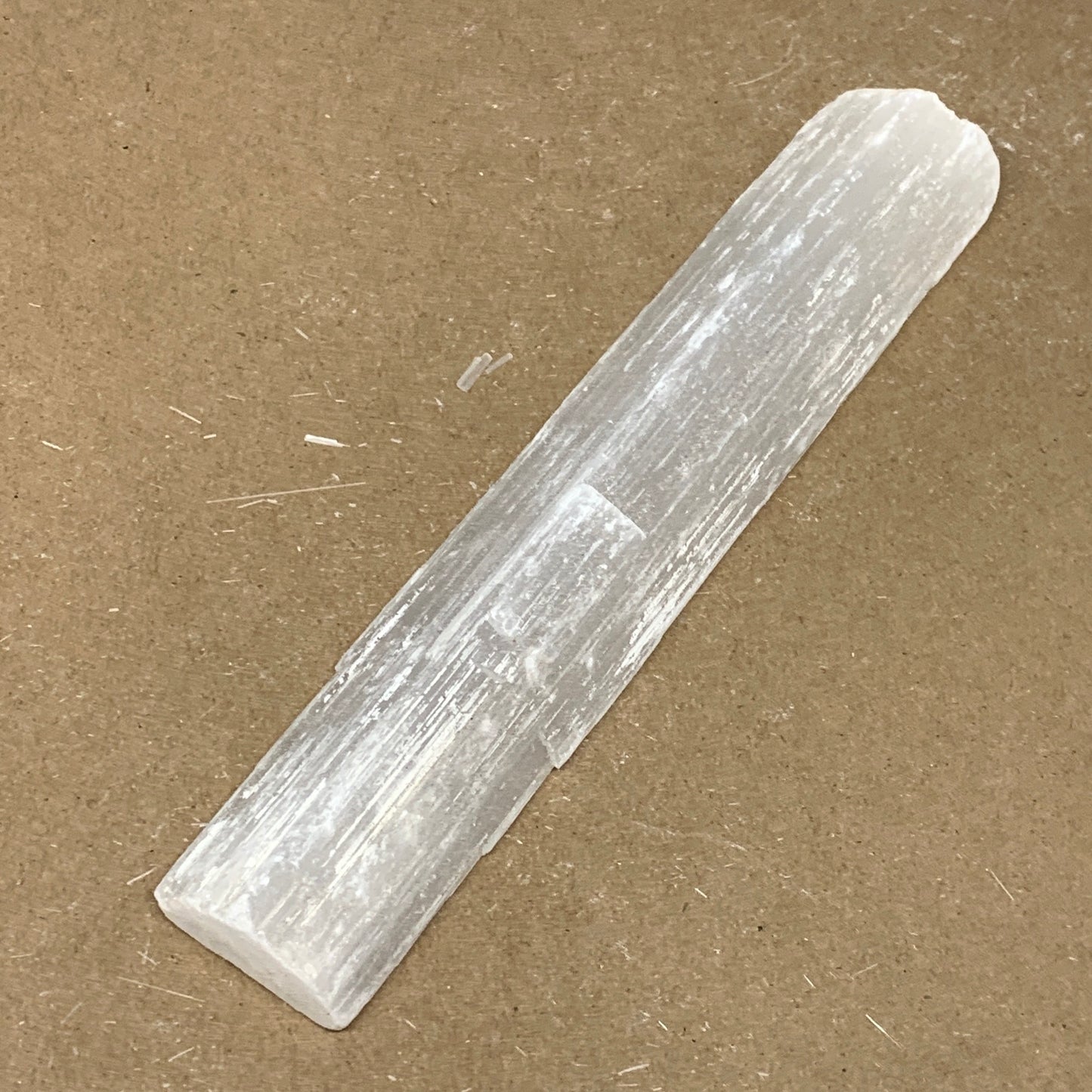 183.4g, 8"x1.5"x0.7", Rough Solid Selenite Crystal Blade Sticks @Morroco,B12228