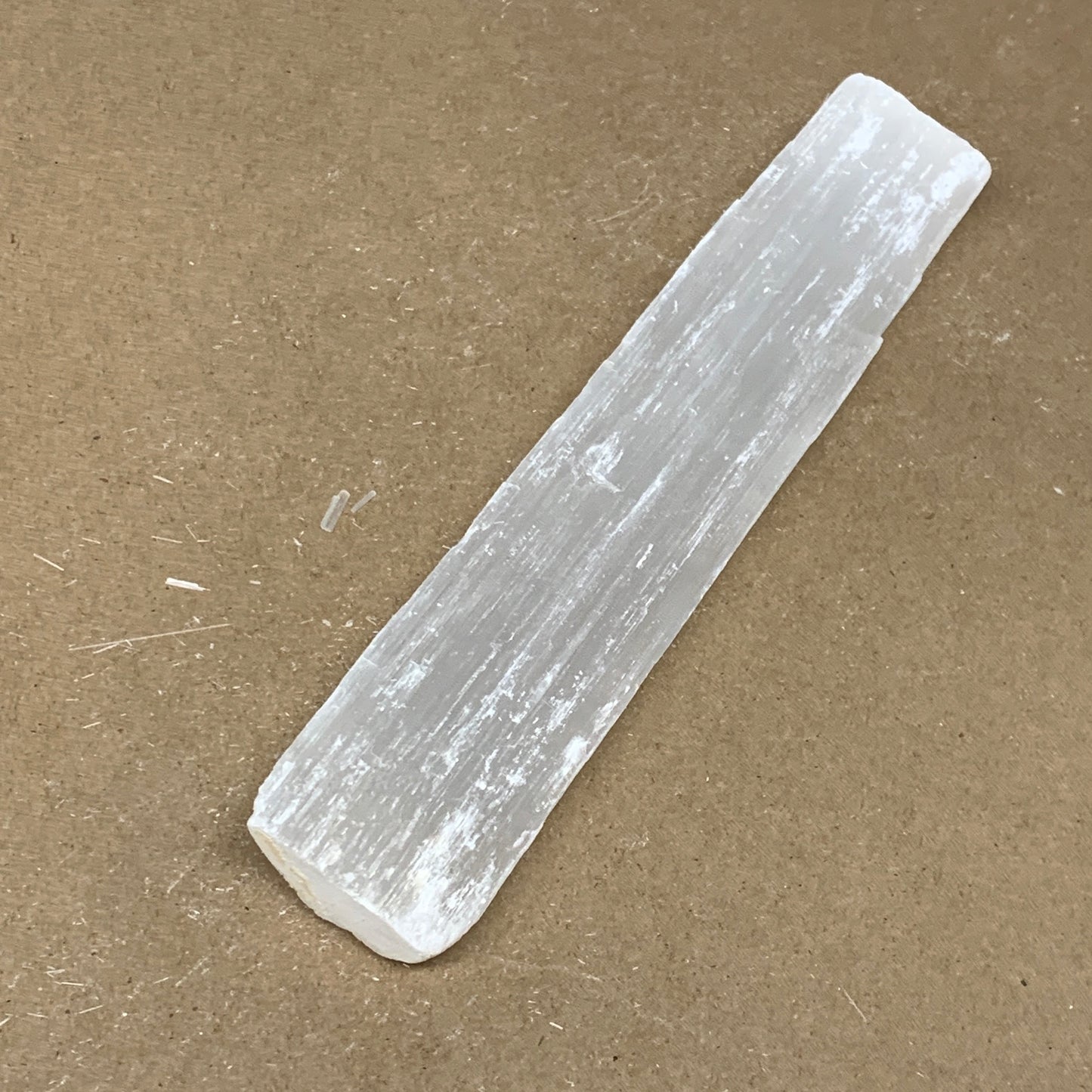 183.4g, 8"x1.5"x0.7", Rough Solid Selenite Crystal Blade Sticks @Morroco,B12228