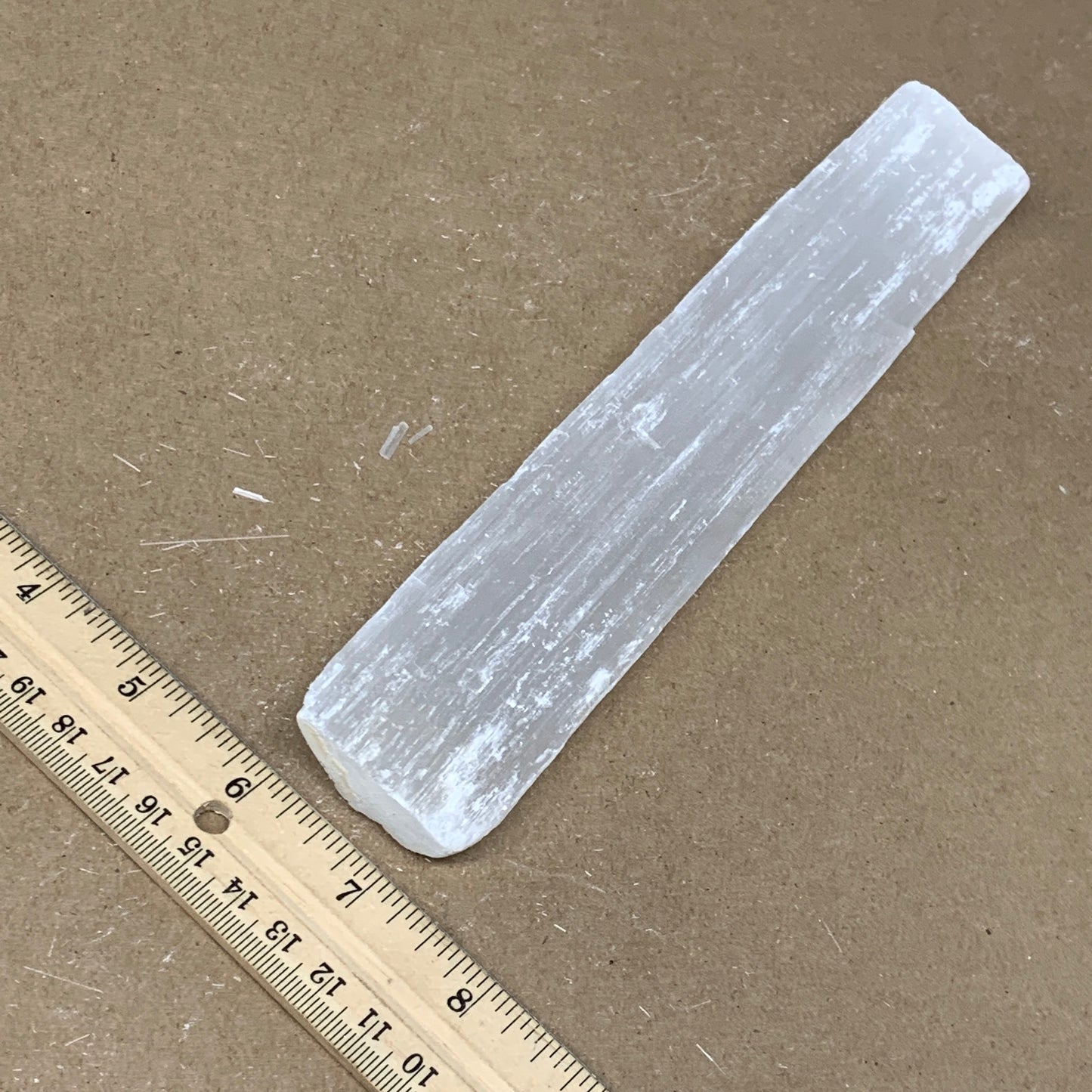 183.4g, 8"x1.5"x0.7", Rough Solid Selenite Crystal Blade Sticks @Morroco,B12228