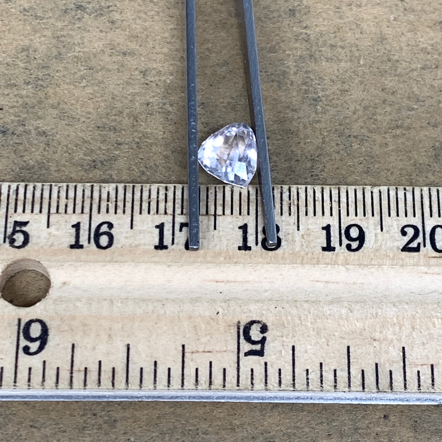 2.38cts, 7mmx8mmx6mm, Kunzite Crystal Facetted Cut Stone @Afghanistan, CTS27