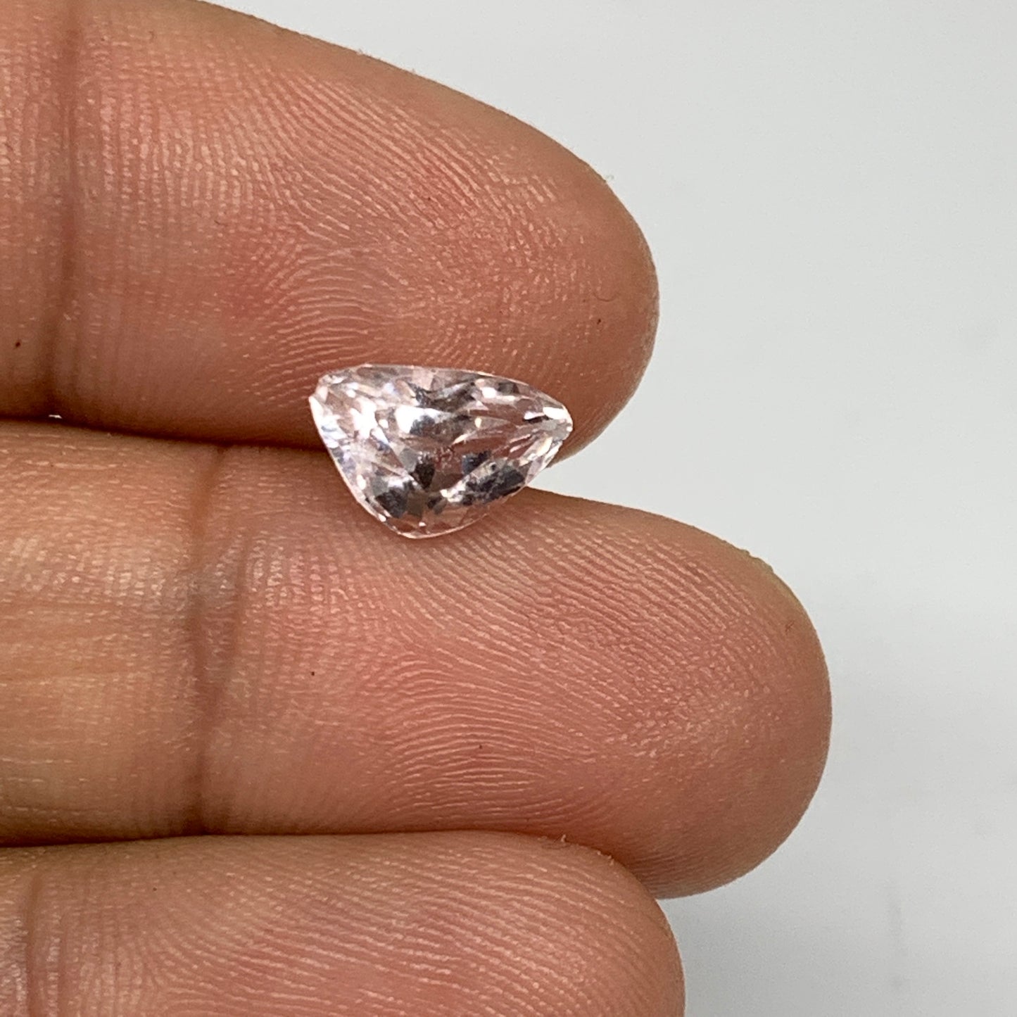 2.27cts, 6mmx10mmx5mm, Kunzite Crystal Facetted Cut Stone @Afghanistan, CTS32