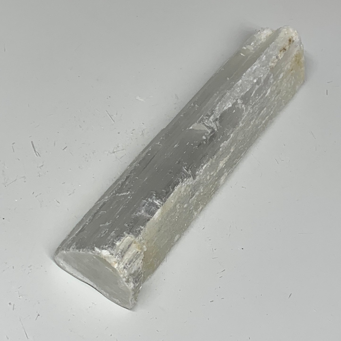 464g, 7.8"x1.8"x1.5", Rough Solid Selenite Crystal Blade Sticks @Morroco,B12241