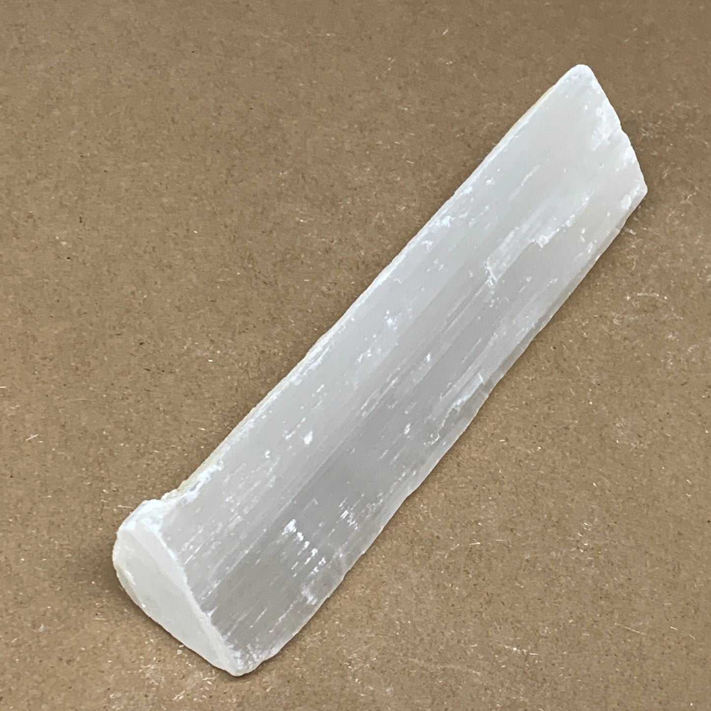 464g, 7.8"x1.8"x1.5", Rough Solid Selenite Crystal Blade Sticks @Morroco,B12241