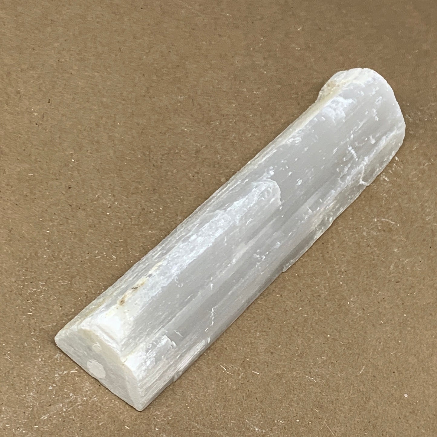 464g, 7.8"x1.8"x1.5", Rough Solid Selenite Crystal Blade Sticks @Morroco,B12241