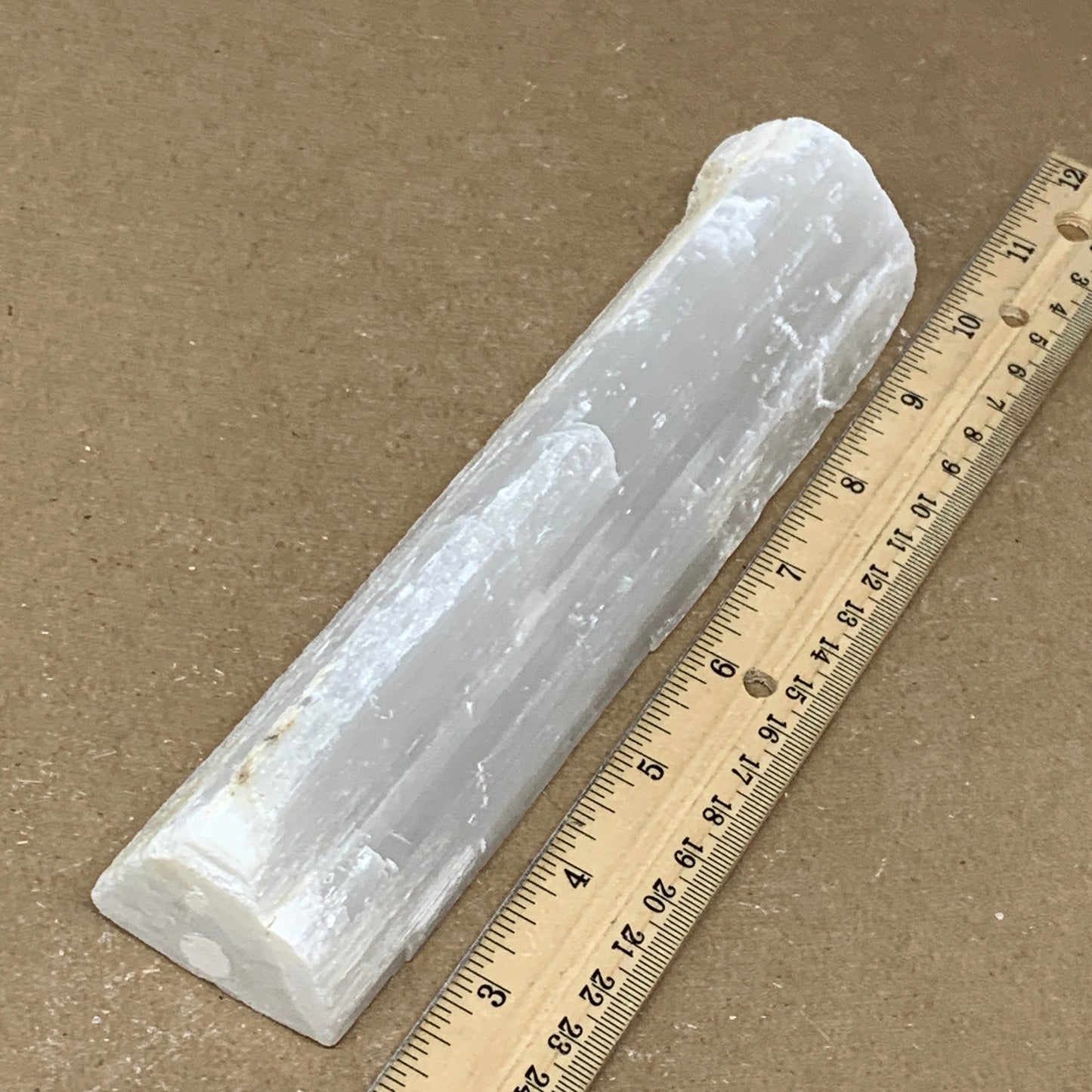 464g, 7.8"x1.8"x1.5", Rough Solid Selenite Crystal Blade Sticks @Morroco,B12241