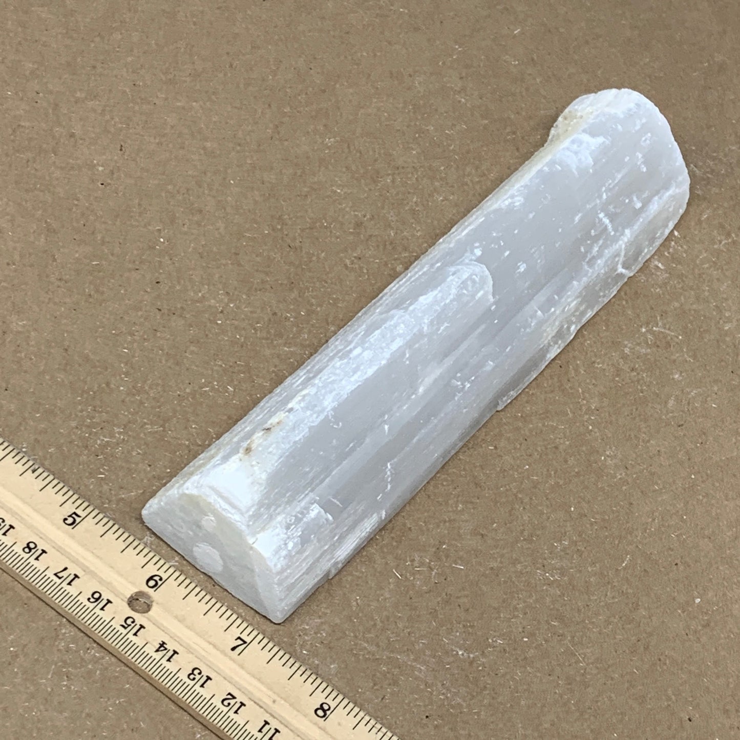 464g, 7.8"x1.8"x1.5", Rough Solid Selenite Crystal Blade Sticks @Morroco,B12241