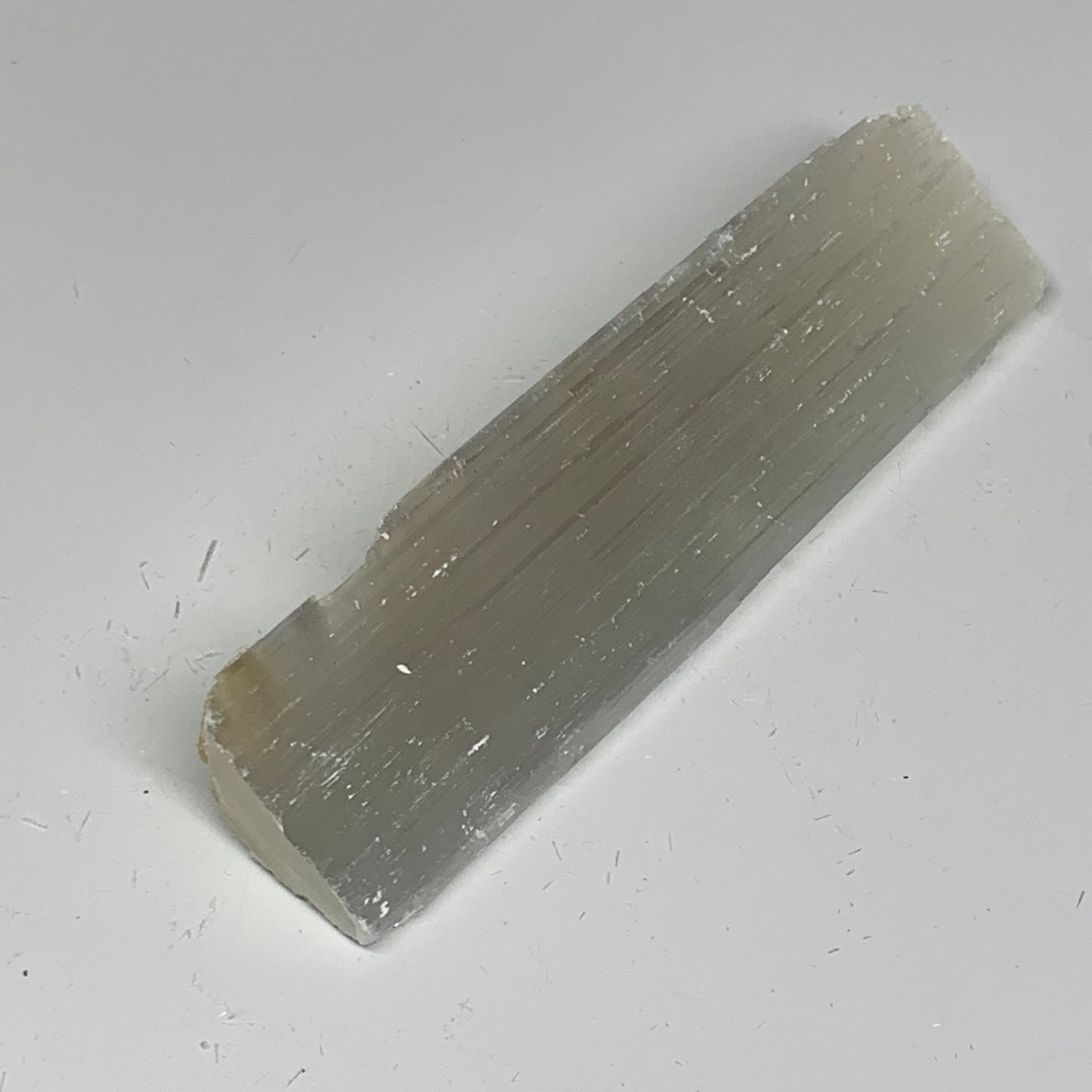 292g, 7.8"x2.1"x0.8", Rough Solid Selenite Crystal Blade Sticks @Morroco,B12243